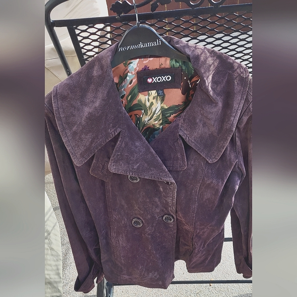 Great Pale Purple Suede Jacket